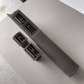 E7zh-19893-aw Ford 1987 1993 Mustang Dash Vent A/c Complete Set Gray With Pad
