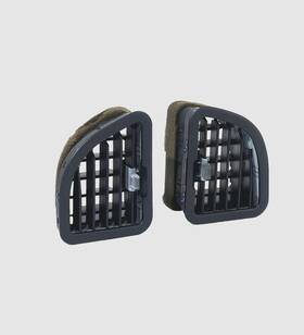 F2uz-18d352-a Ford 1992-1999 Econoline Van Dash Cluster Bezel Air Vents Lh/rh Pair Black Oem