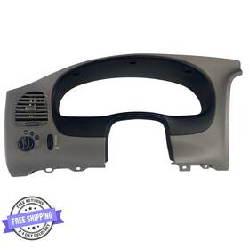 F57b-10044d70 Ford 95-04 Ranger Explorer Speedometer Instrument Cluster Bezel Gray Oem