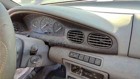 F7bz6104320aaa Ford 1997 Aspire Trim Bezel Around Speedometer Oem Dash Surround Panel Gray