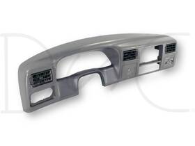F81b-25044d70-alw Ford 99-04 F250 F350 Super Duty Dash Bezel Radio Cluster Trim Panel Gray Blem