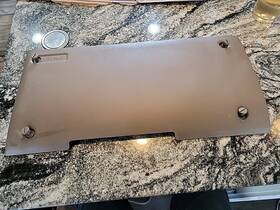 F81z2504459aaa Ford 1999 2000 2001 Excursion F250 Super Duty Dash Fuse Panel Cover Tan Bone