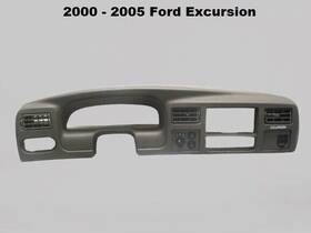 Yc35-78044d70-a Ford F81z25044d70aac 00 To 05 Excursion Dash Cluster Panel Trim Bezel Brown Oem