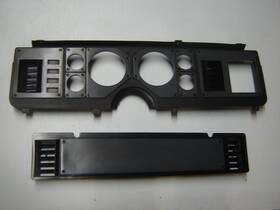 Bezel-e4zb-61045c90-dg Ford Motor Co 79-86 85-86 Mustang Instrument Bezel With Dash Trim Panel Charcoal Gray