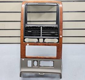 6l24-7804302-d Ford Oem 6l24-7804302-d/g 06-10 Explorer Radio Temperature Climate Control Dash Panel Bezel Trim Wood