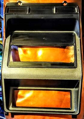 W749a Ford 1980-1986 Bronco Truck F150 F250 F350 Radio Heater Dash Bezel Gray 80-86