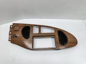 Xc25-1504302 Ford 97-03 E-150 Econoline Dash Climate Radio Bezel Trim Woodgrain S16 Oem E150