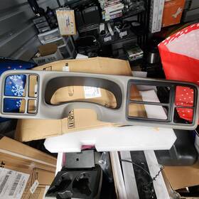 15772852 General Motors 00 To 02 Sierra Suburban Dash Instrument Cluster Radio Trim Panel Bezel Oem