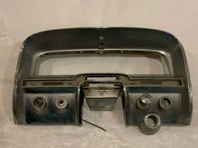 1582735 General Motors 1955 Cadillac Dash Cluster Gauge Bezel Chrome Surround Switch Panel Vent Lever