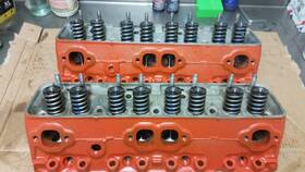 General Motors 3927186 Double Hump Heads Matched Pair B 13 1970 Date Code