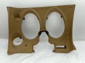 4017-51 General Motors 1971-1976 Chevrolet Corvette C3 Medium Saddle Left Dash Pad Gauge Cluster Bezel
