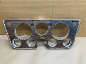 6492873 General Motors 1969-1972 Chevy Truck Black Dash Bezel Instrument Cluster Trim Factory Oem