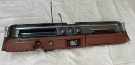 9773954 General Motors 1964 Pontiac Grand Prix Dash Housing Grab Bar Woodgrain Chrome Gauges Heater