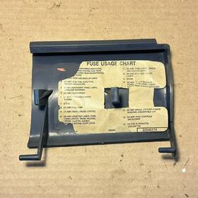 17981104 Gm 1988 Chevrolet Cavalier Oem Interior Fuse Panel Lid Cover Blue Box