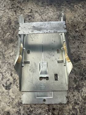 1a28112 Gm 1968 Chevelle Oem Dash Ashtray Bracket Receiver Mount Chevy Ash Tray 68 1a28112 Gm 1968 Chevelle Oem Dash Ashtray Bracket Receiver Mount Chevy Ash Tray 68