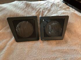 Gm 326381. 326382 1971-1976 Chevrolet Impala Caprice Dash Top Speaker Grills Pair Oem 72 73 74 75