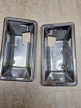 9819838 Gm 9 71 72 73 74 75 76 77 78 Cadillac Buick Door Panel Left Right Bezel Trim Set 2