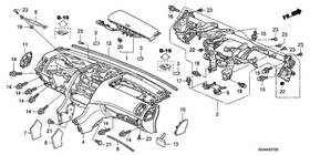 61300-sda-a10zz Honda Genuine 06-07 Accord Beam Steering Hanger