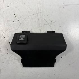 77296-tf0-j01za Honda 09-13 Fit Center Lower Dashboard Cover With Socket Black Oem