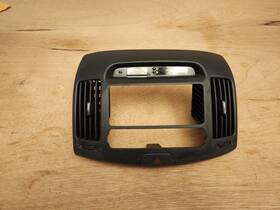 20080201-0340 Hyundai 2007-2010 Elantra Center Dash Radio Heater A/c Trim Bezel Clock Assembly