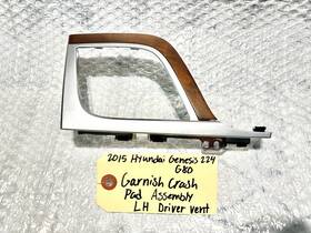 84791-b1100 Hyundai 14-20 Genesis Sedan Front Left Dash Air Vent Bezel Garnish Crash Pad Lh