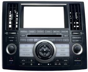 28395-cl70a Infiniti 06-08 Fx35 Fx45 Center Dash Bezel Radio And Climate Control Switch Panel