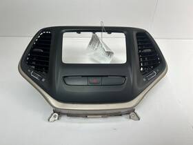 254.am8618 Jeep Radio Screen Bezel Black Fits 2018 Cherokee 314103 N017