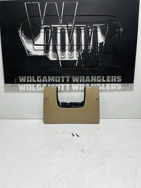 5gv99rk5aa Jeep Dash Panel Knee Bolster Column Opening Camel Tan 01-06 Tj Wrangler With Screws