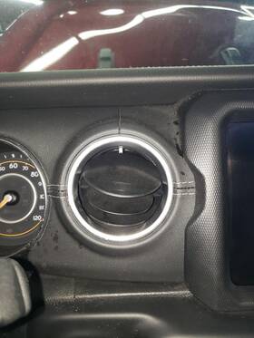 6ab651xdac Jeep 21 22 23 Wrangler Oem Inner Left Ac Vent With Bezel