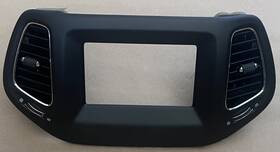 6ep87dx8ab Jeep 2017-2021 Compass Center 7 Inch Radio Dash Panel Bezel Vent 0502 Oem Used