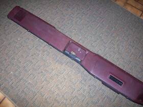 8955010076 Jeep 1984-1996 Cherokee Xj Comanche Under Column Lower Dash Bezel Burgundy 95%