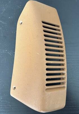 9709 Jeep 97-06 Tj Wrangler Factory Dash Speaker Cover Beze Tan Passenger Rh Oem