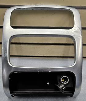 Sp11471 Jeep 02-07 Liberty Kj Dash Fm Radio Climate Display Stereo Bezel Trim Panel Silver
