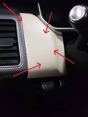 Land Rover Lr044634 18 19 20 21 22 Range Sport Left Lower Dash Trim Molding Ivory