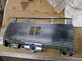 1429763 Lasalle 1939 Cadillac Dash Speaker Grille Radio Plate Bezel Used