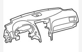 5540130730c0 Lexus 08-11 Gs350 Dash Panel
