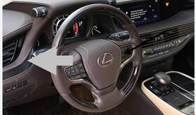 55453-50310-e2 Lexus 2018-2020 Ls500 Dash Left Driver Side Lower Cover Panel Oem Brown