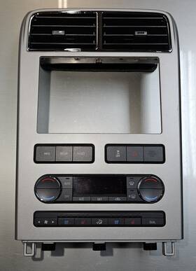 7a13-kw Lincoln 2007-2010 Mkx Center Dash Radio Bezel Climate Control Unit Oem