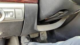 7h6z5404320ab Lincoln 2007-2009 Mkz Lower Dash Under Column Knee Bolster Trim Panel Black Mw