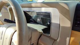 7l7z7804320ac Lincoln 07-14 Navigator Trim Bezel Around Speedometer Dash Surround Panel Tan