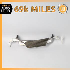 673000335 Maserati 2014 Quattroporte M156 Upper Steering Column Carbon Fiber Trim Oem 69k