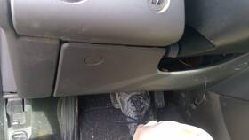 F8rz6304320aab Mercury 1999 Cougar Lower Dash Under Column Knee Bolster Trim Panel Oem Gray F8rz6304320aab Mercury 1999 Cougar Lower Dash Under Column Knee Bolster Trim Panel Oem Gray