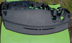 8000-a100-xa Mitsubishi Lancer 08-17 Front Dash Instrument Panel Oem Black Gts