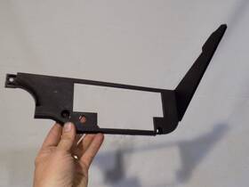2884-614 Mopar 1970-74 Plymouth Cuda Radio Trim Plate Dash Am/fm Challenger R/t 8-track E-body
