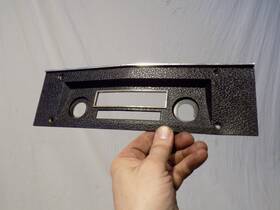 2984-697 Mopar 1970 Dodge Charger Radio Face Trim Plate Plymouth Superbird Roadrunner Gtx