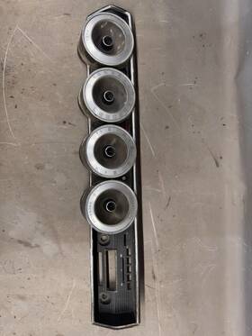 816023 Mopar 1966 1967 Dodge Charger Speedometer Gauge Cluster Dash Bezel Molding Housing Oem