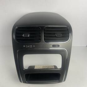 3c4pdcab0et152620 Mopar Dodge 2011-2019 Journey 4.3 Inch Radio Bezel/ Trim Center Dash Air Vents Black Oem