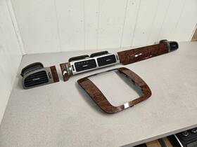 10387294 Oem 07-2014 Chevy Suburban Tahoe Dash Center Air Vent Woodgrain Trim Panel Set