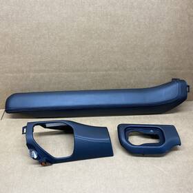 5yn901x9ab Oem 19-24 Ram 1500 Limited Black Leather Dash Trim Kit 3 Piece