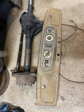 Mp842b Packard 1936 Dash With Gauges Glove Boxes